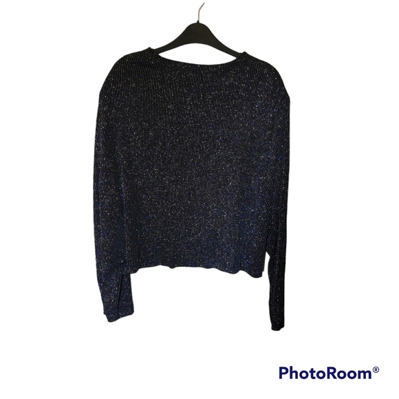 Vintage Ronni Nicole Glitter Cardigan Jacket - Picture 6 of 9